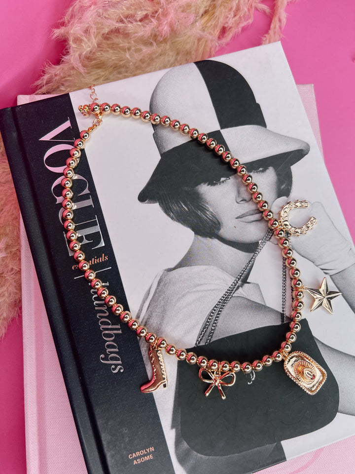 Lucky Rodeo Charm Necklace