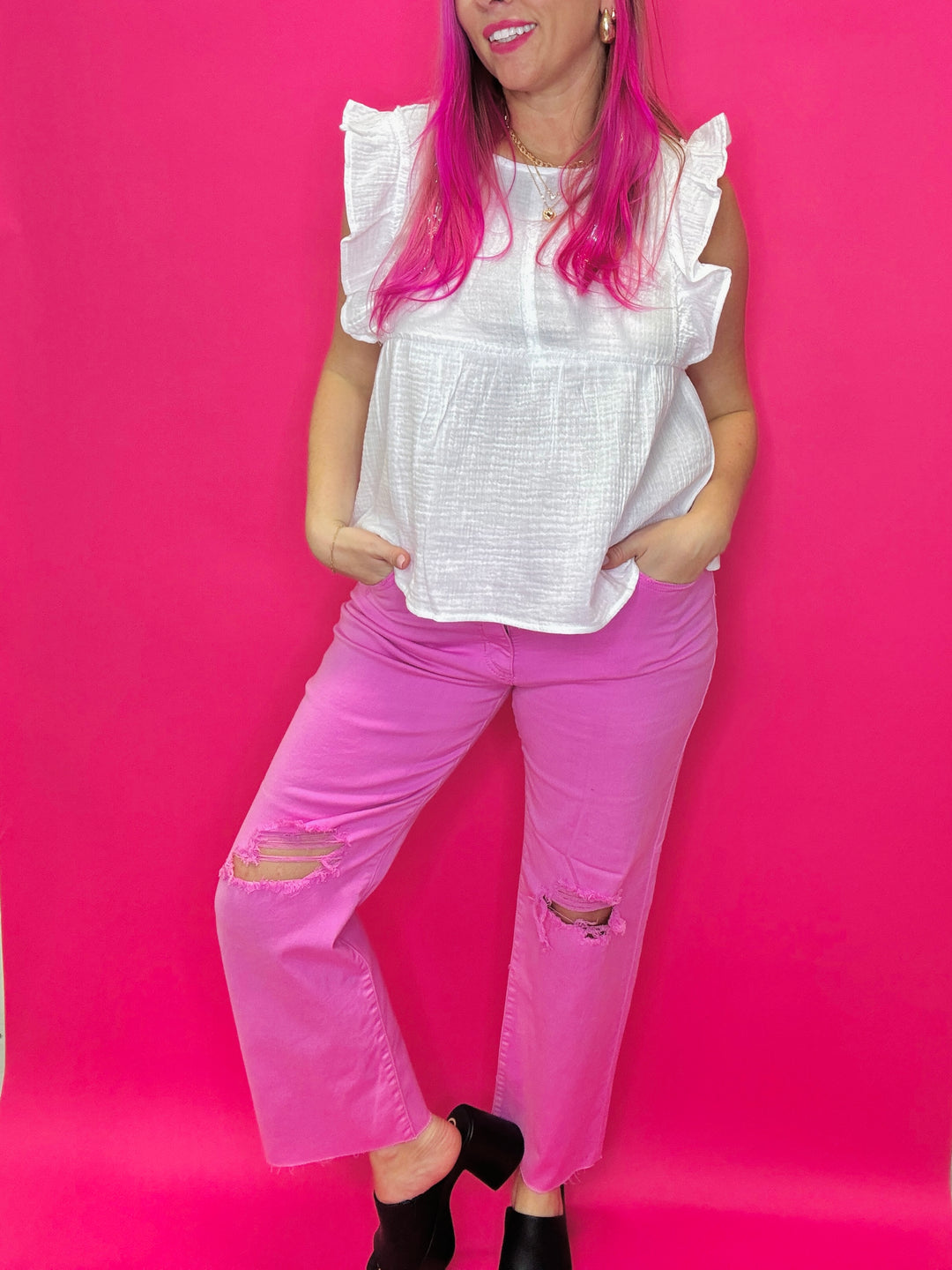 The Kenni Pink Jeans