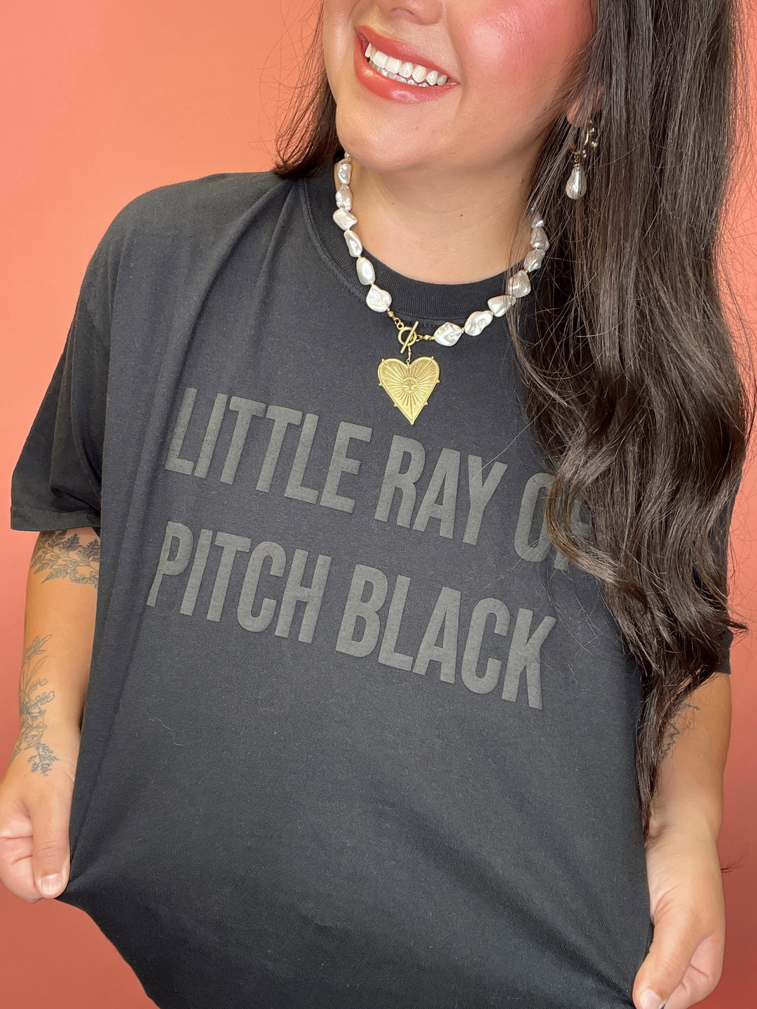 Little Ray Of Pitch Black Graphic Tee