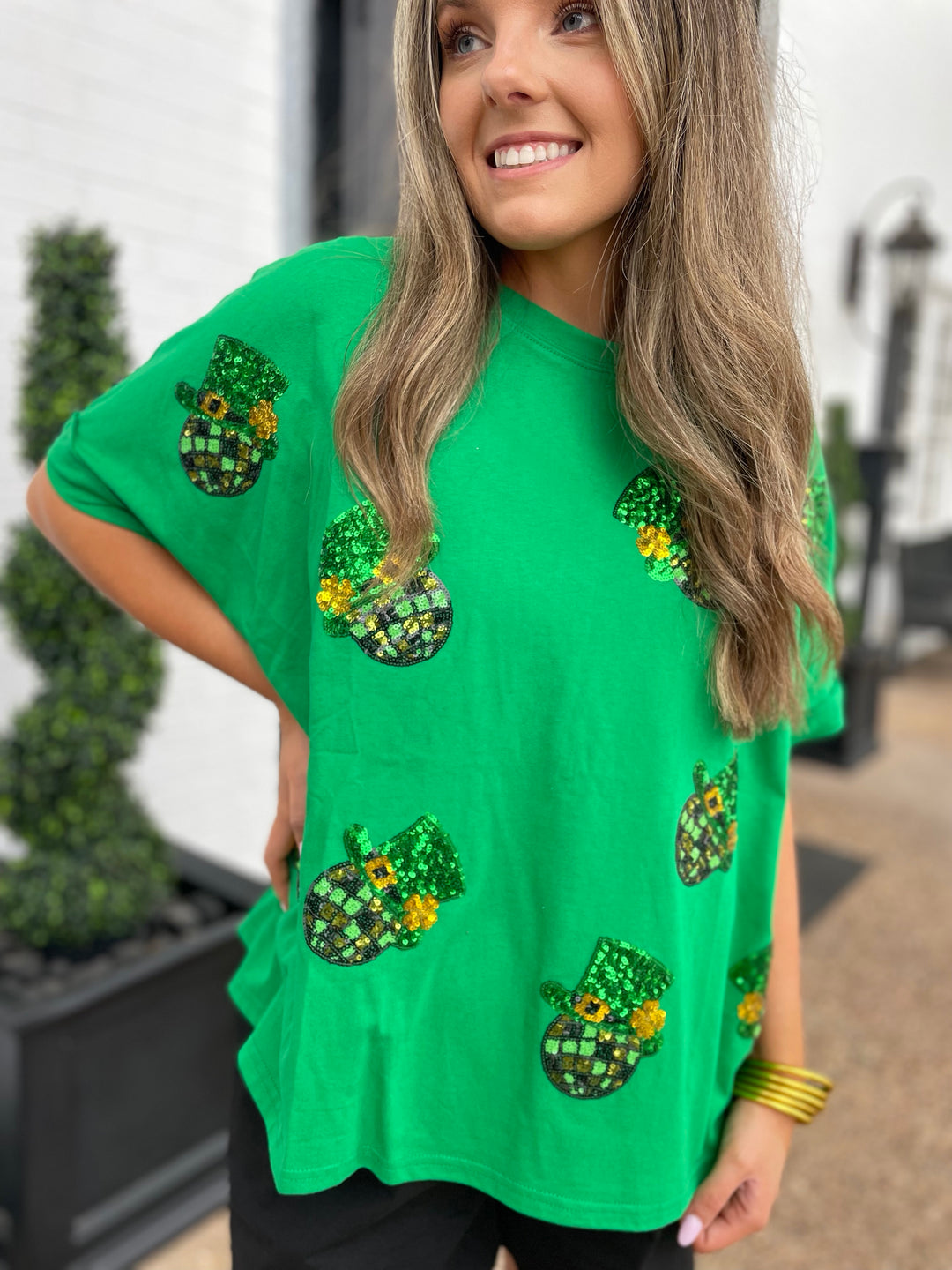 Lucky Disco Ball Sequin Top