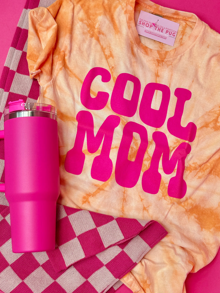 Cool Mom Tie Dye Graphic Shirt