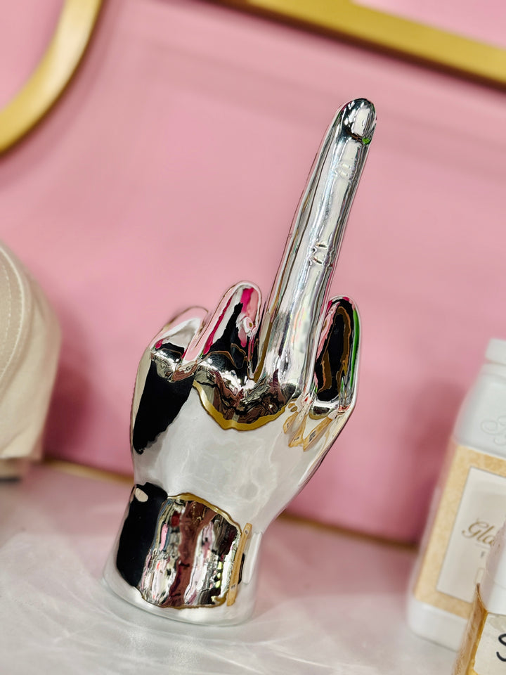 Middle Finger Table Top Sculpture