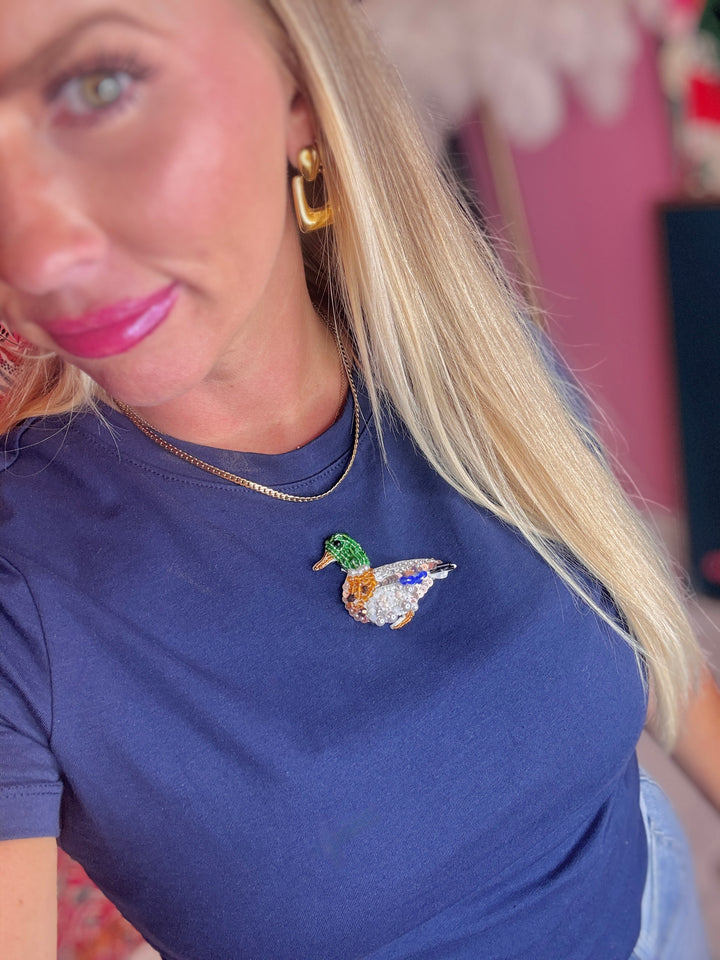Pearly Duck Baby Tee