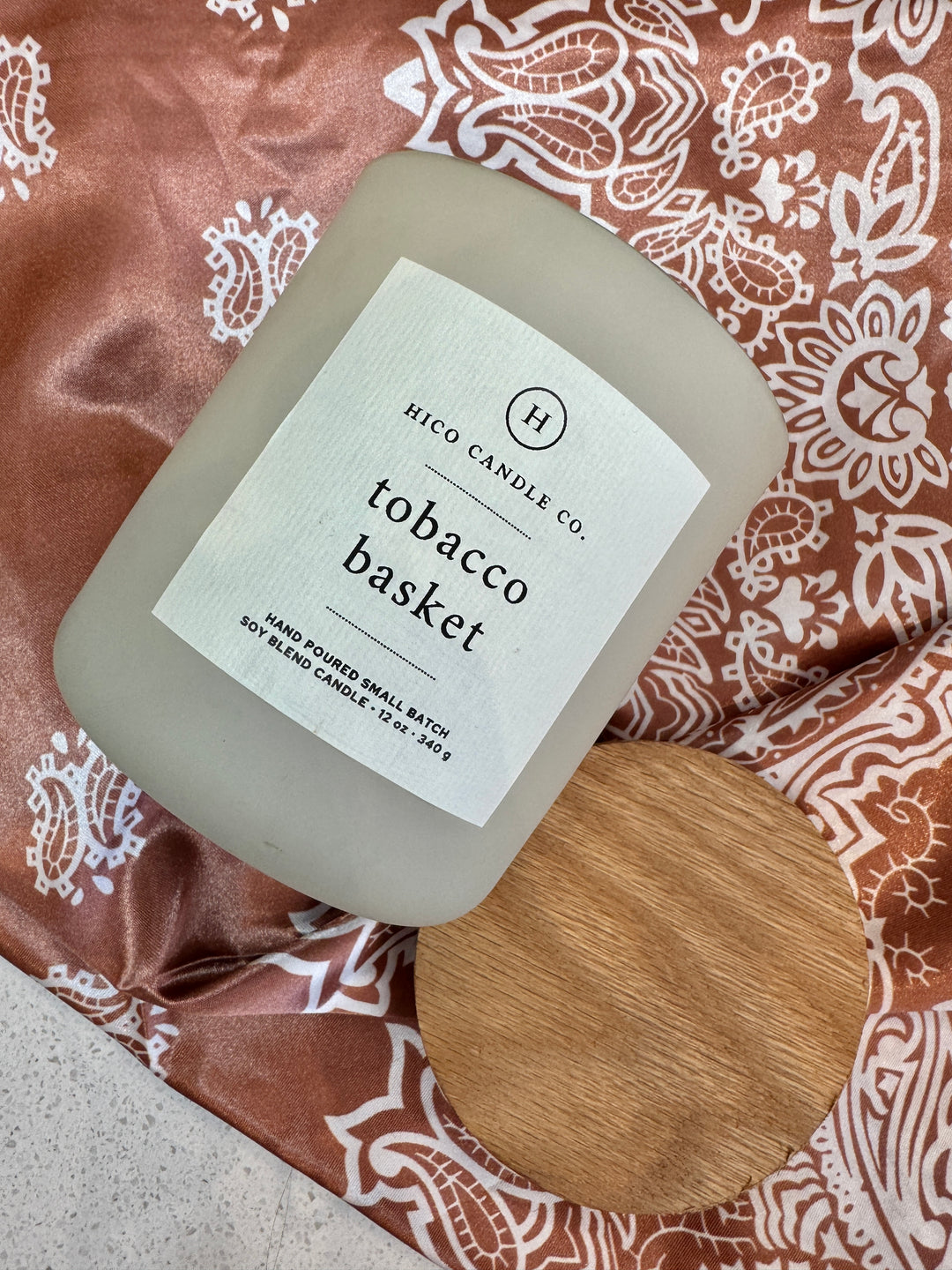 Tobacco Basket Candle