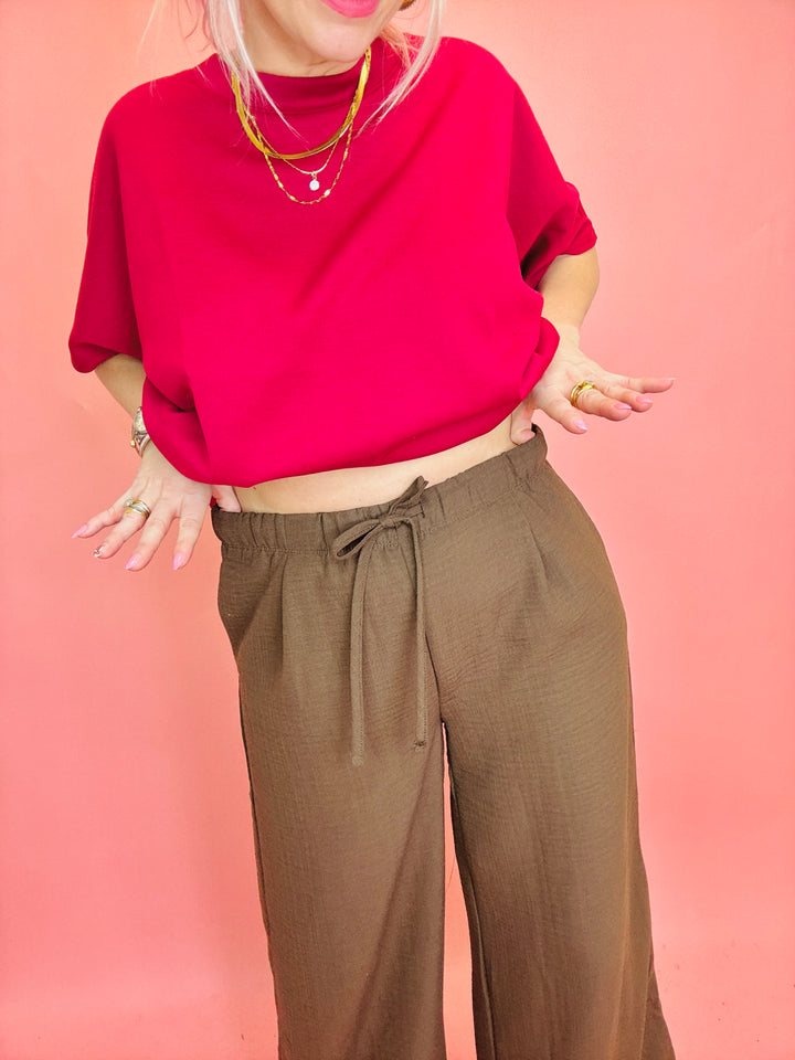 The Breezy Bliss Drawstring Pants
