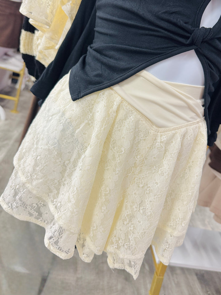The Sweet & Sporty Lace Shorts