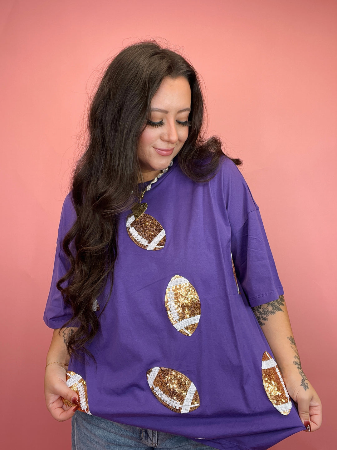 Game Day Dazzling Football T-shirt