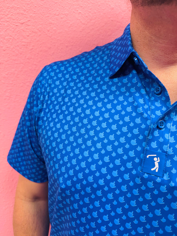 Birdie Finger Blue Jay Polo