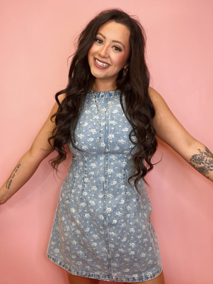 The Wildflower Wash Denim Dress