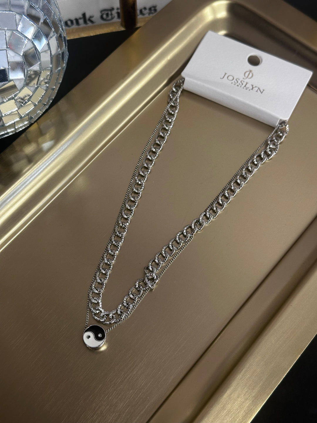 Yin Yang Double Layer Choker Necklace