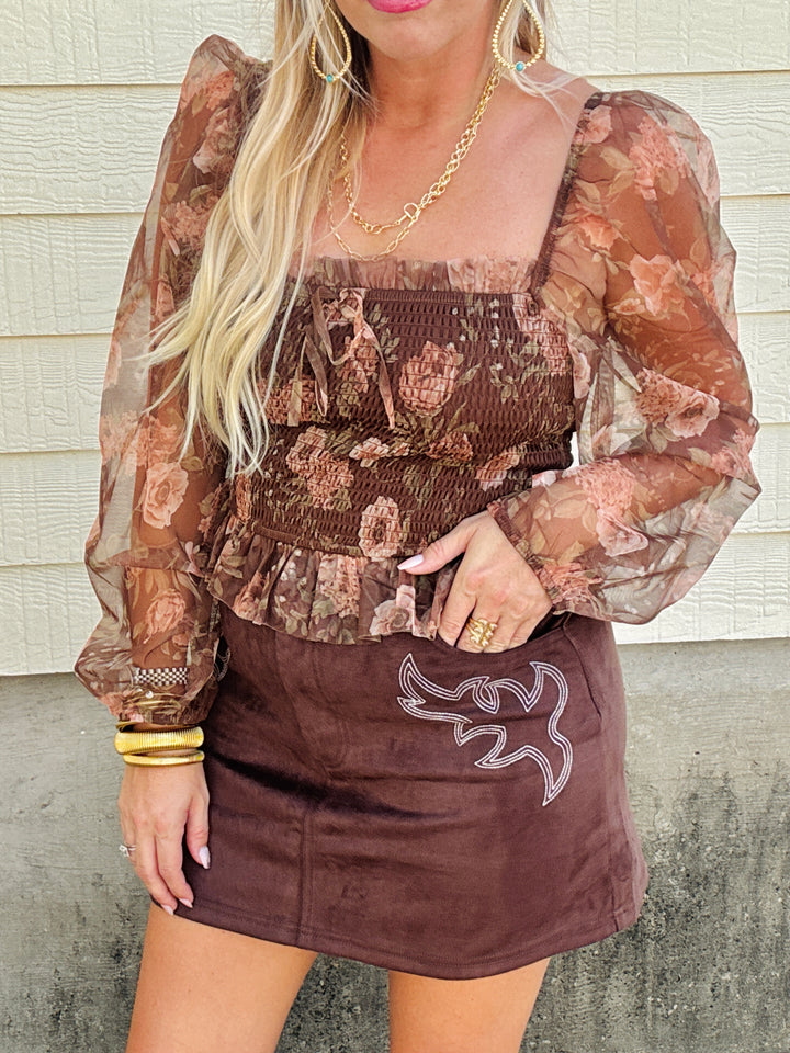 Desert Rodeo Darling Mini Skirt