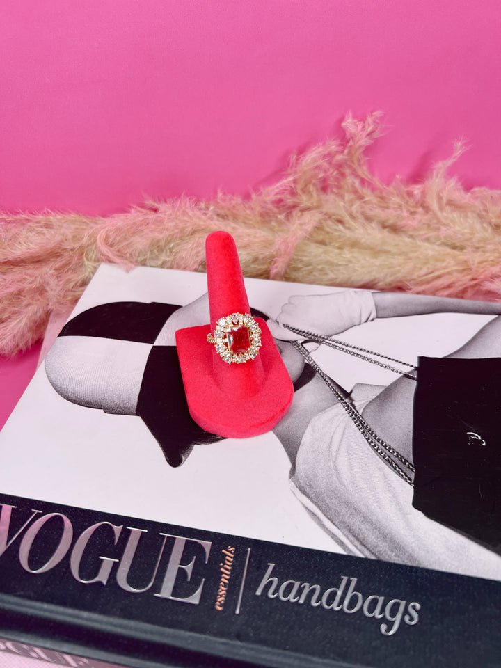 Stellar Golden Crystal Ring