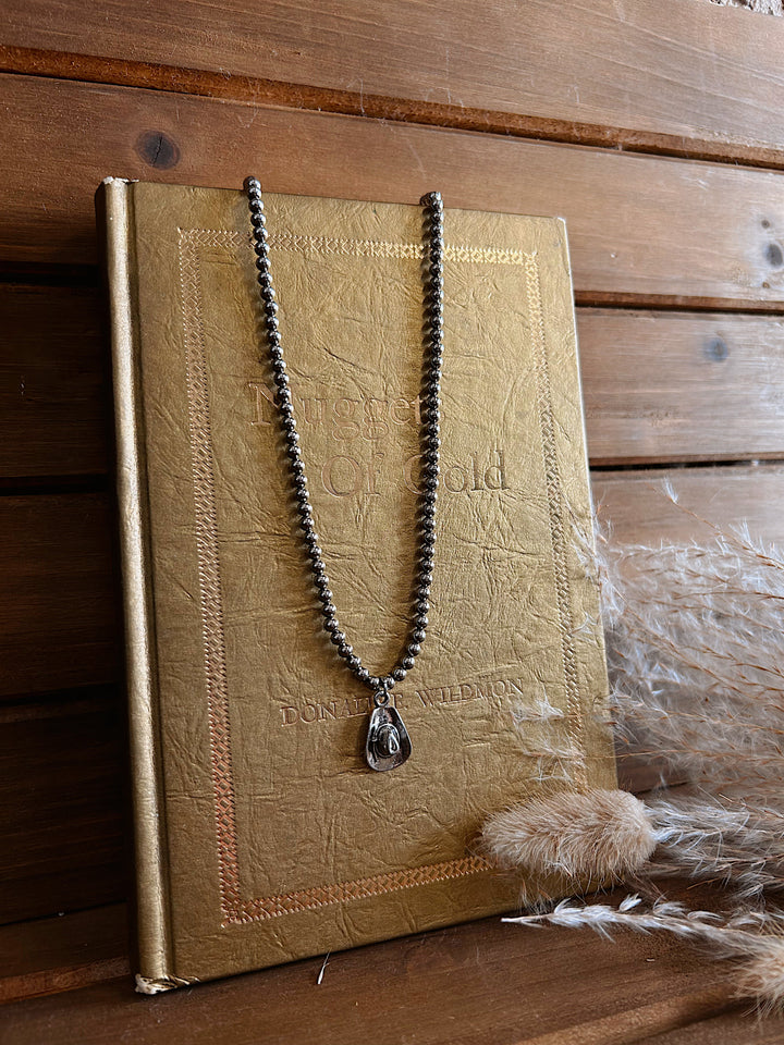 Cowboy Hat Charm Necklace