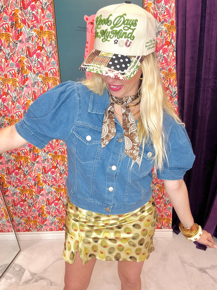 Cool Girl Classic Denim Top