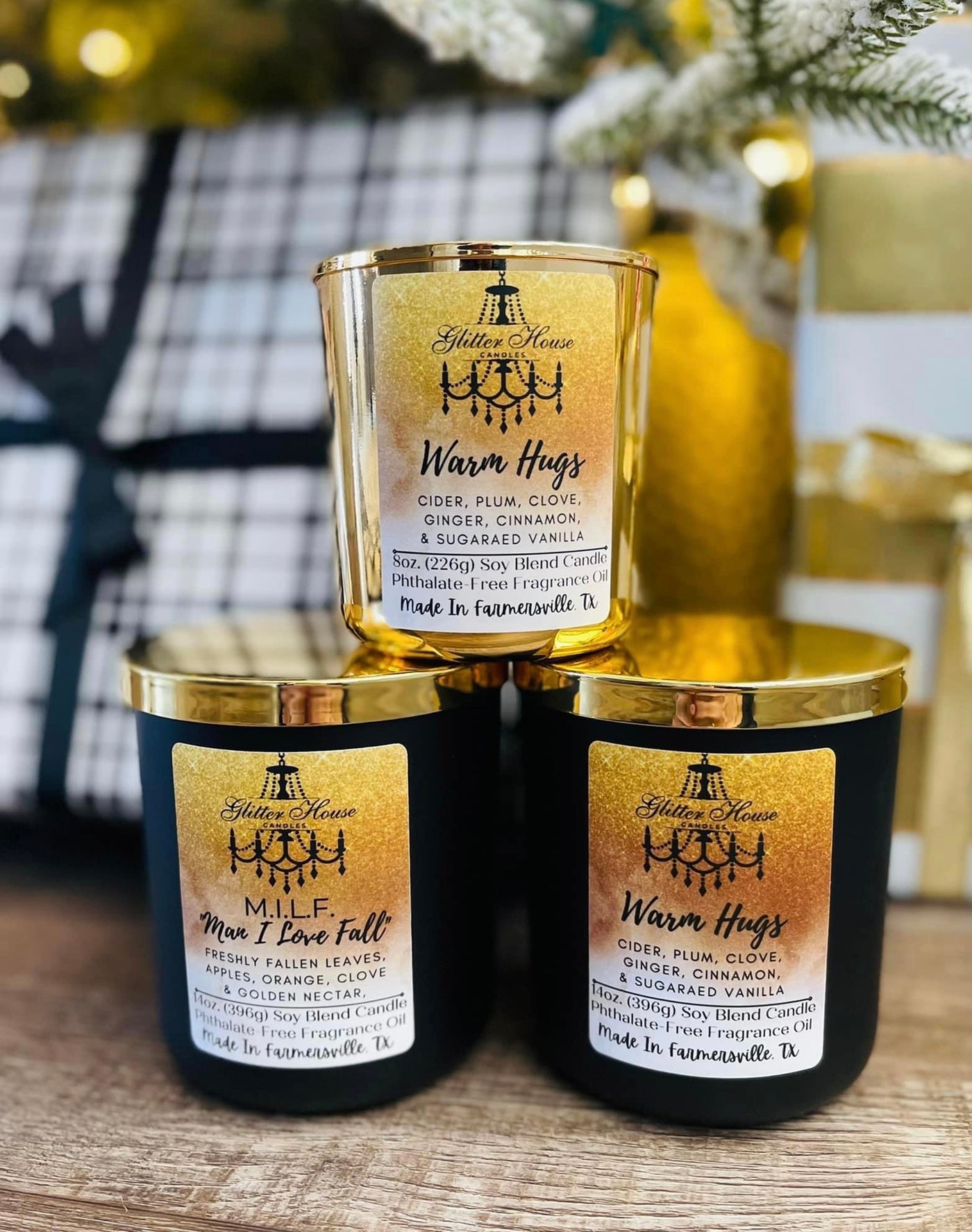 Glitter House 14 oz. candle