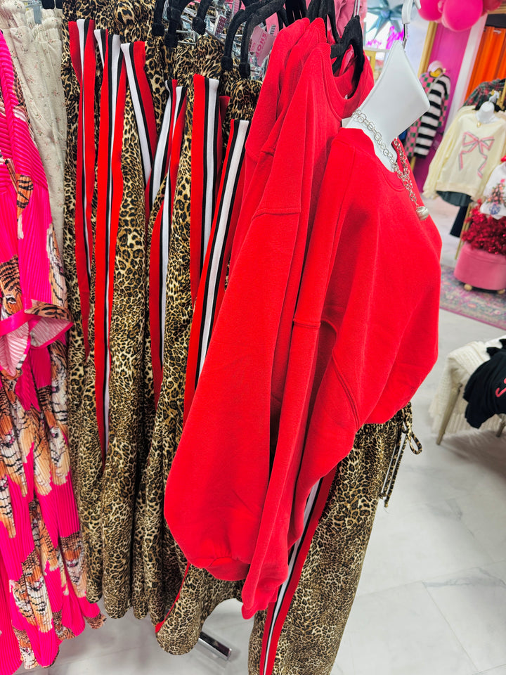 The Scarlet Leopard Trousers