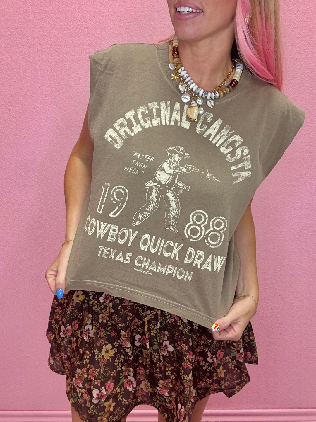 Original Gangsta Boxy Muscle Top