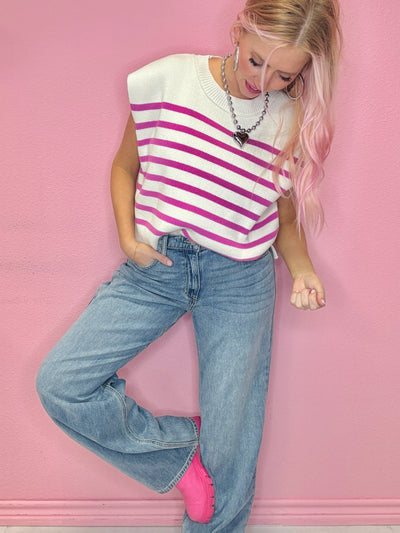 The Chicago Stripe Sweater Vest