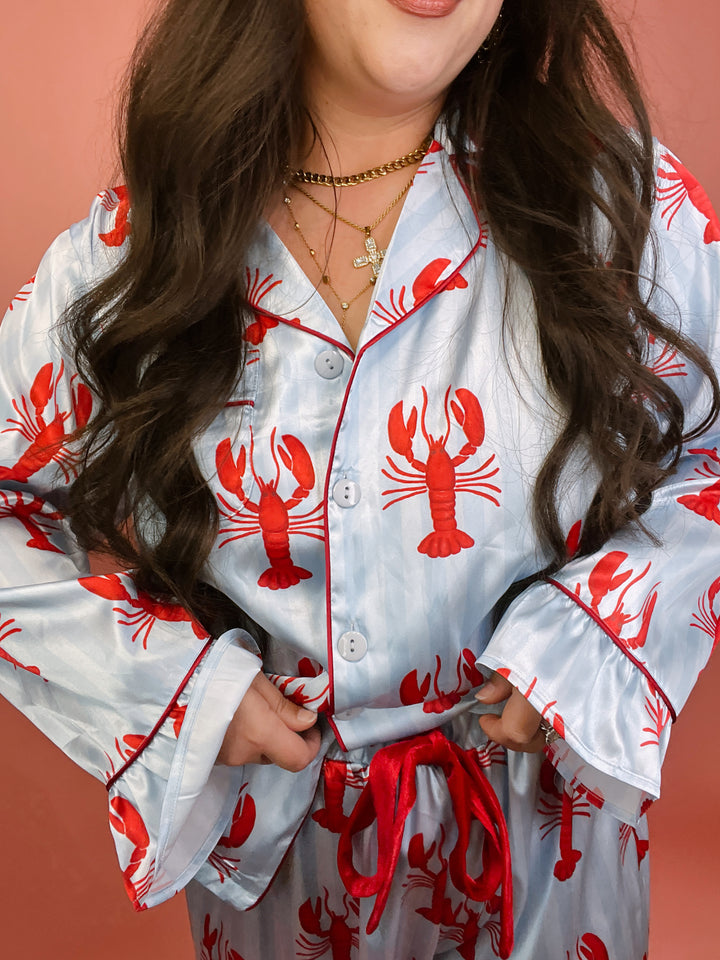 Saltwater Dreams Lobster Pajama Set