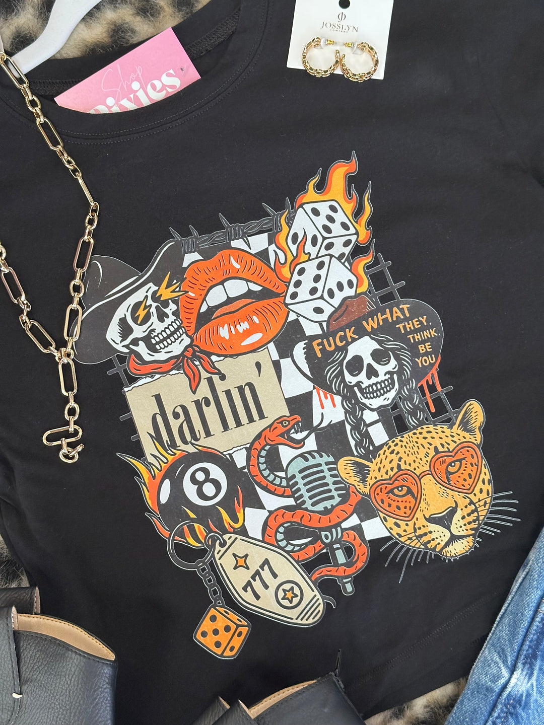 Darlin' Collage Graphic Tee