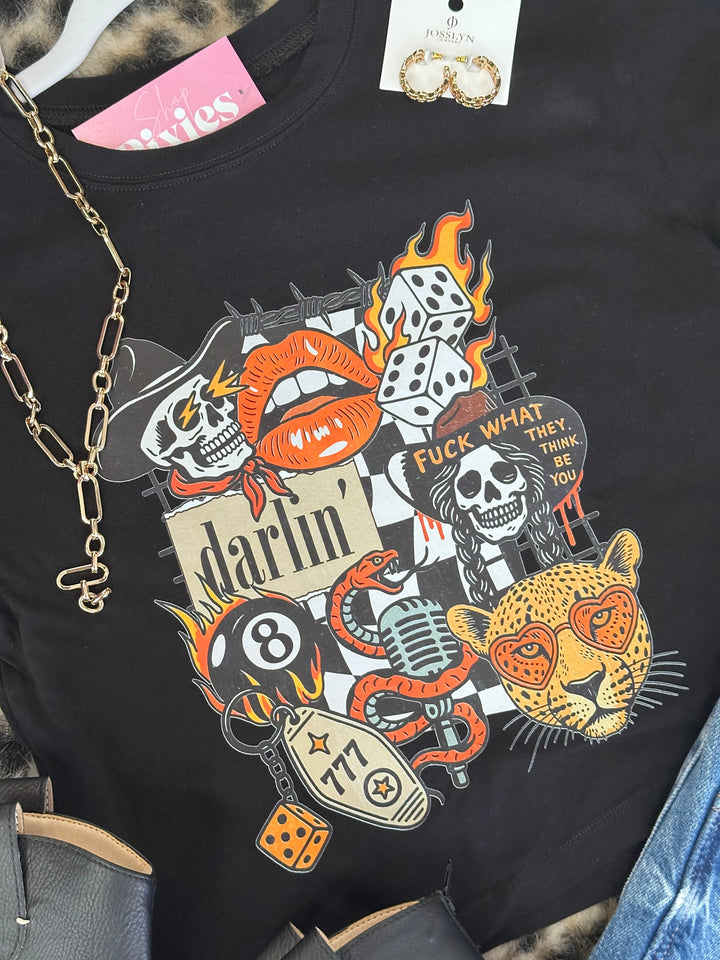Darlin' Collage Graphic Tee