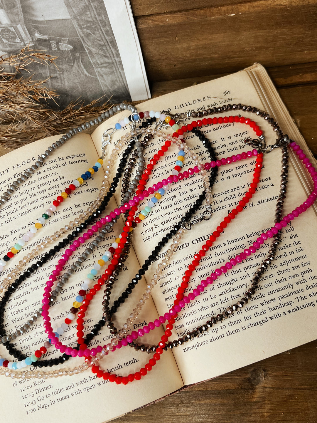 Dolly Shine Beaded Choker