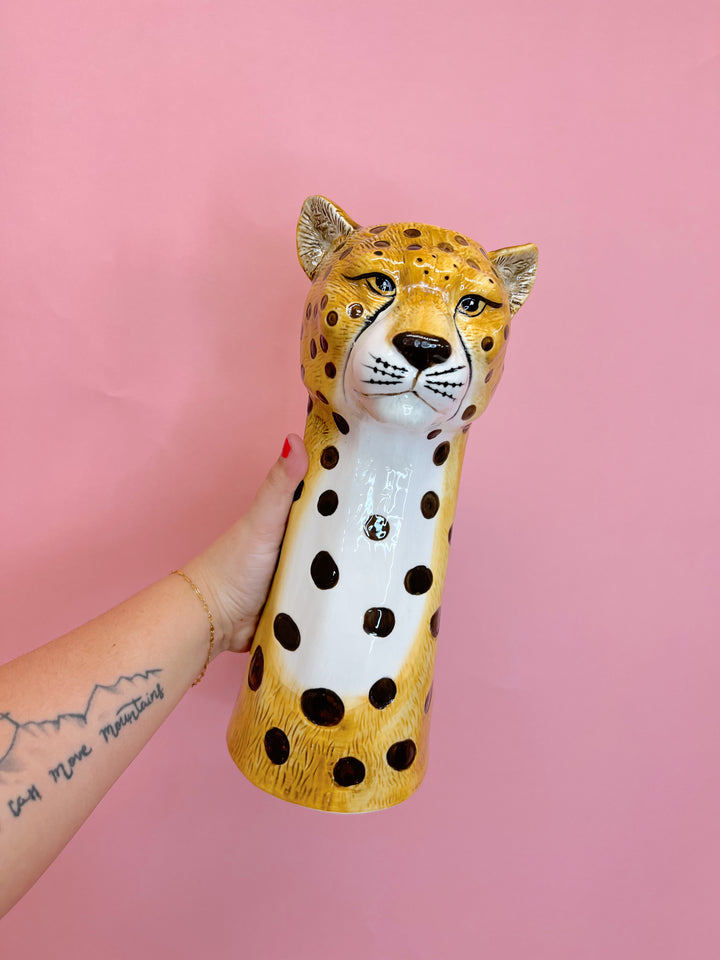 Charlie The Cheetah Vase