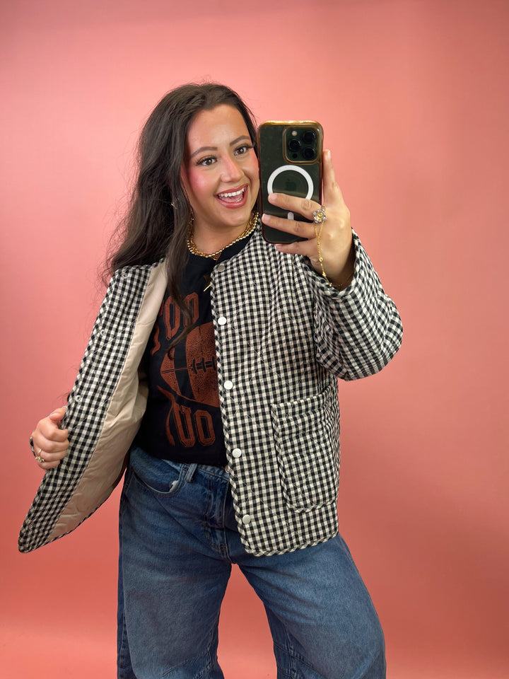 The Gingham Grove Jacket