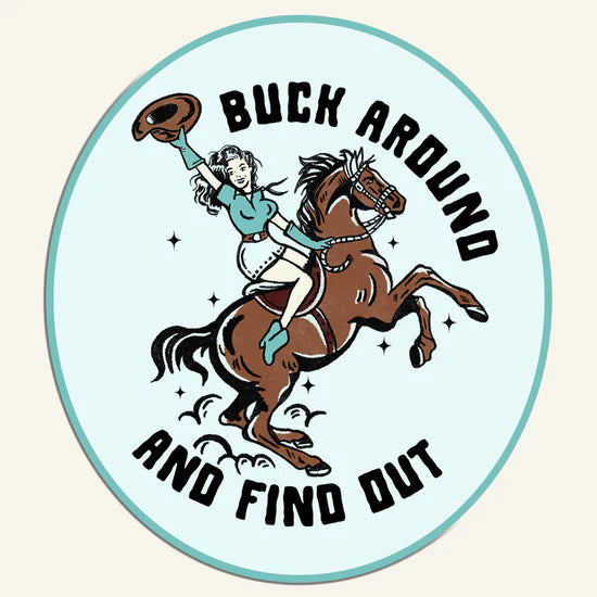 Buck Around And Find Out Sticker
