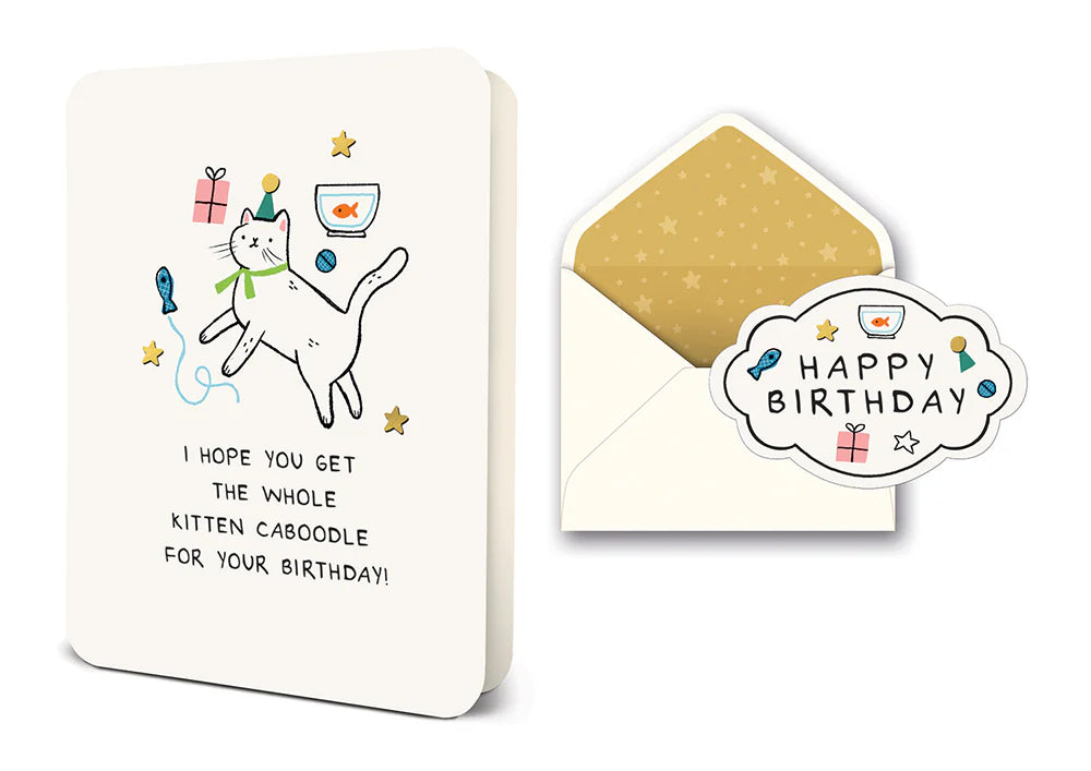 Whole Kitten Caboodle Greeting Card