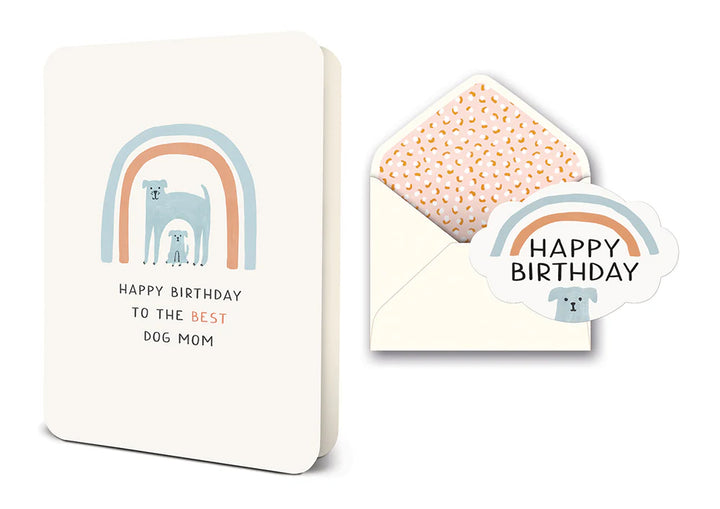 Happy Birthday Best Dog Mom Card