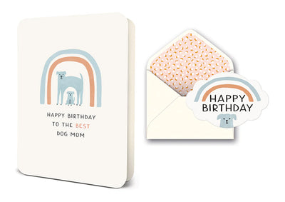 Happy Birthday Best Dog Mom Card