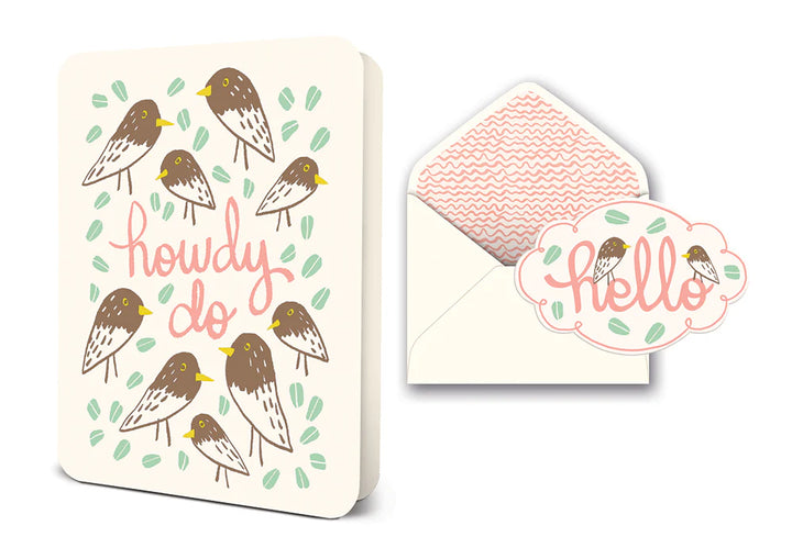 Howdy Deluxe Greeting Card