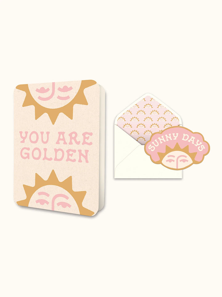 You Are Golden Greeting Card