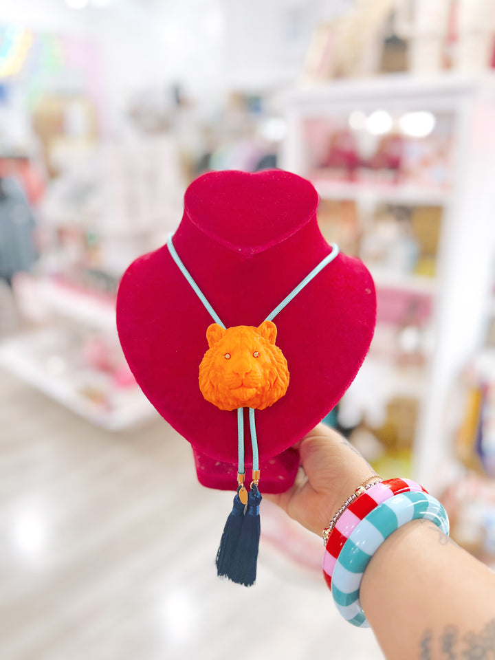 Eye Of The Tiger Tassel Bolo