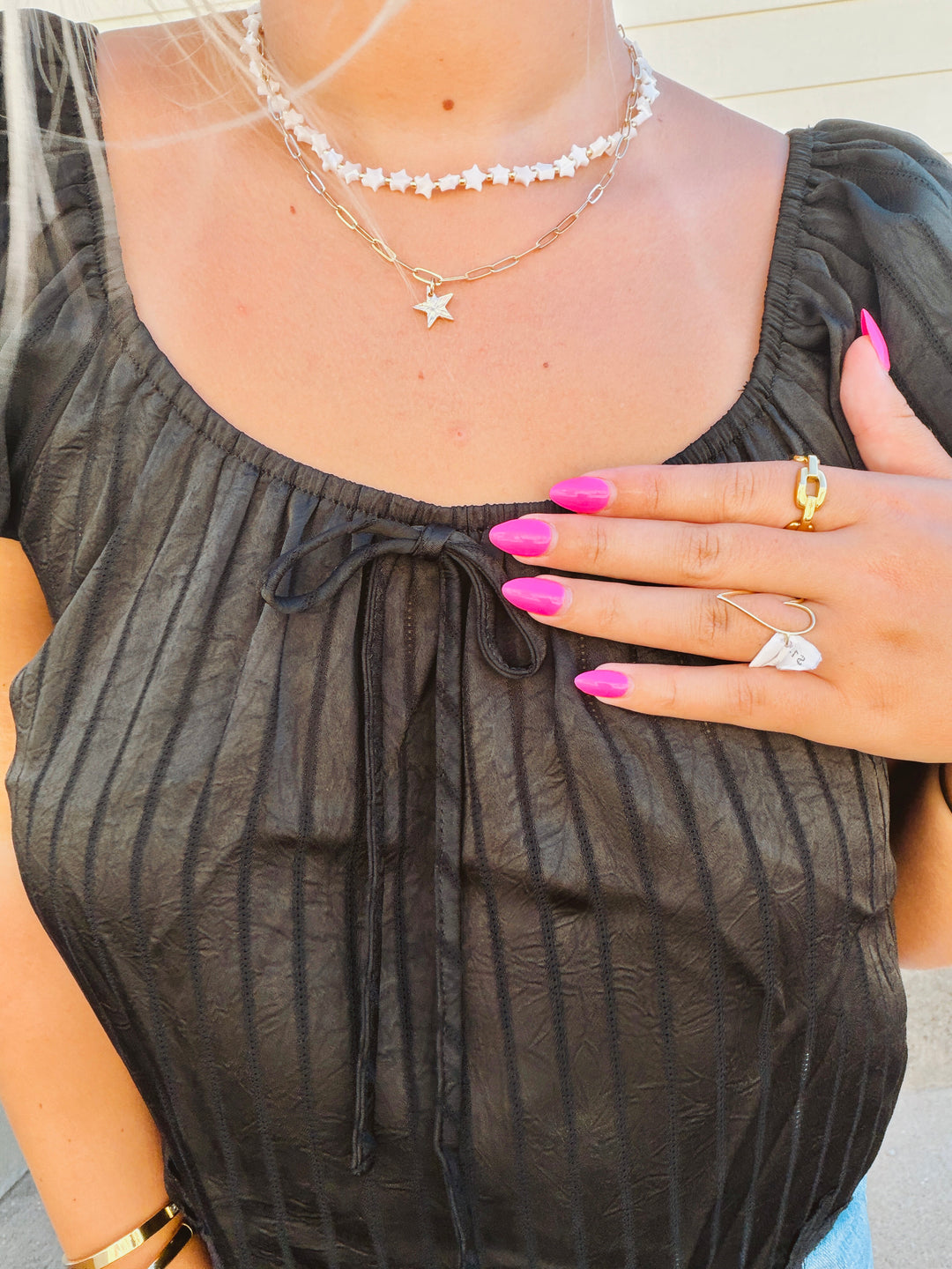Sweetheart Scallop Lace Top