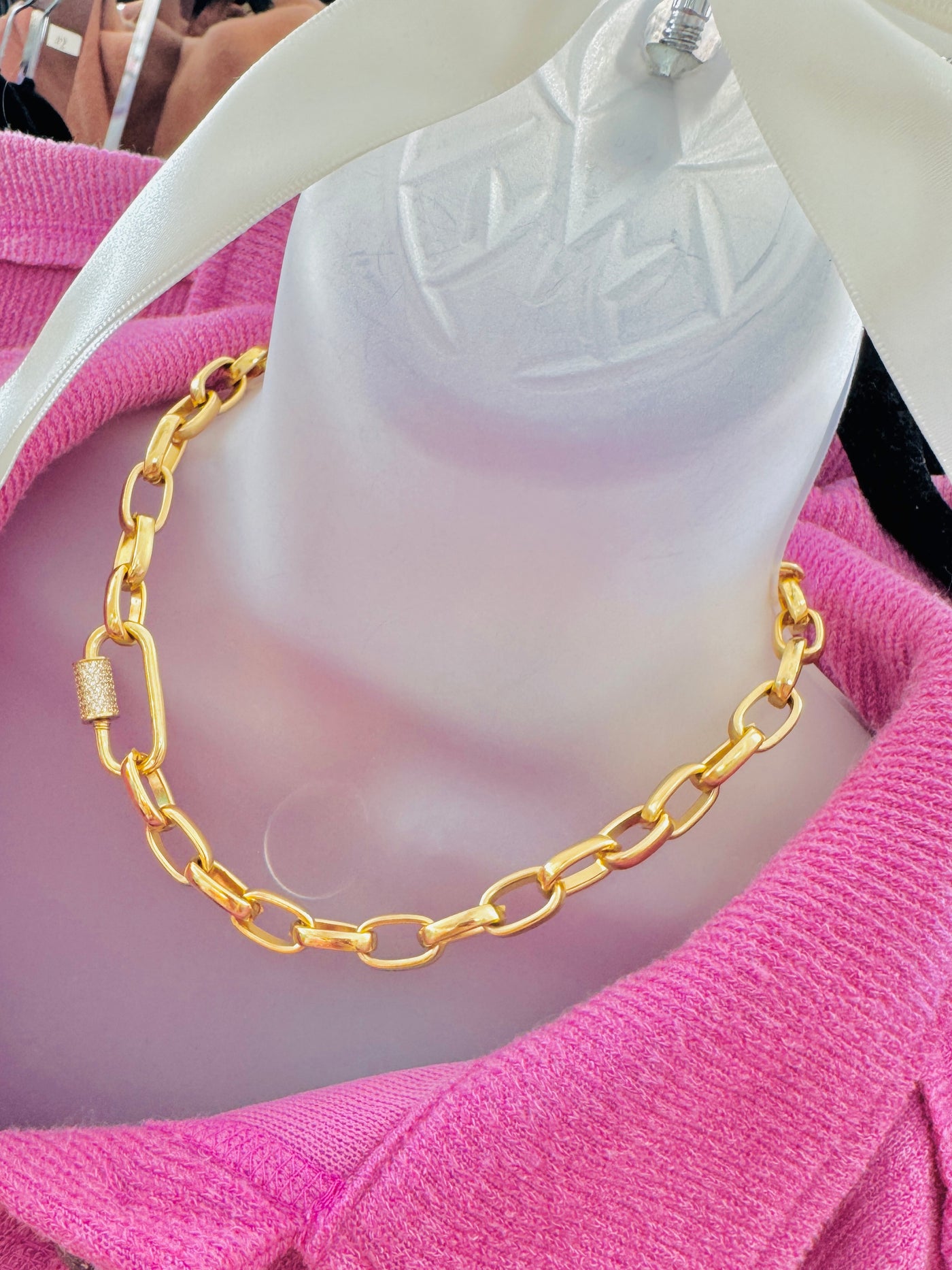 Ashley Gold Chain Necklace