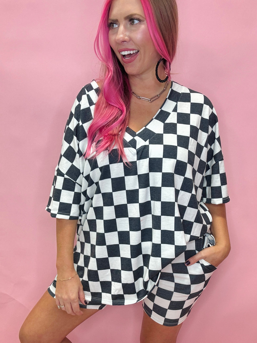 The Lucie Checkered Set