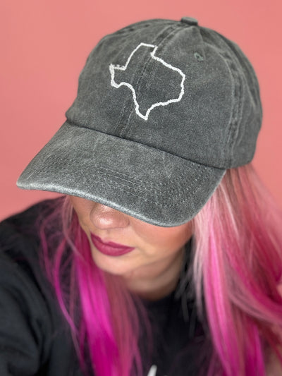 Mineral Washed Texas Cap