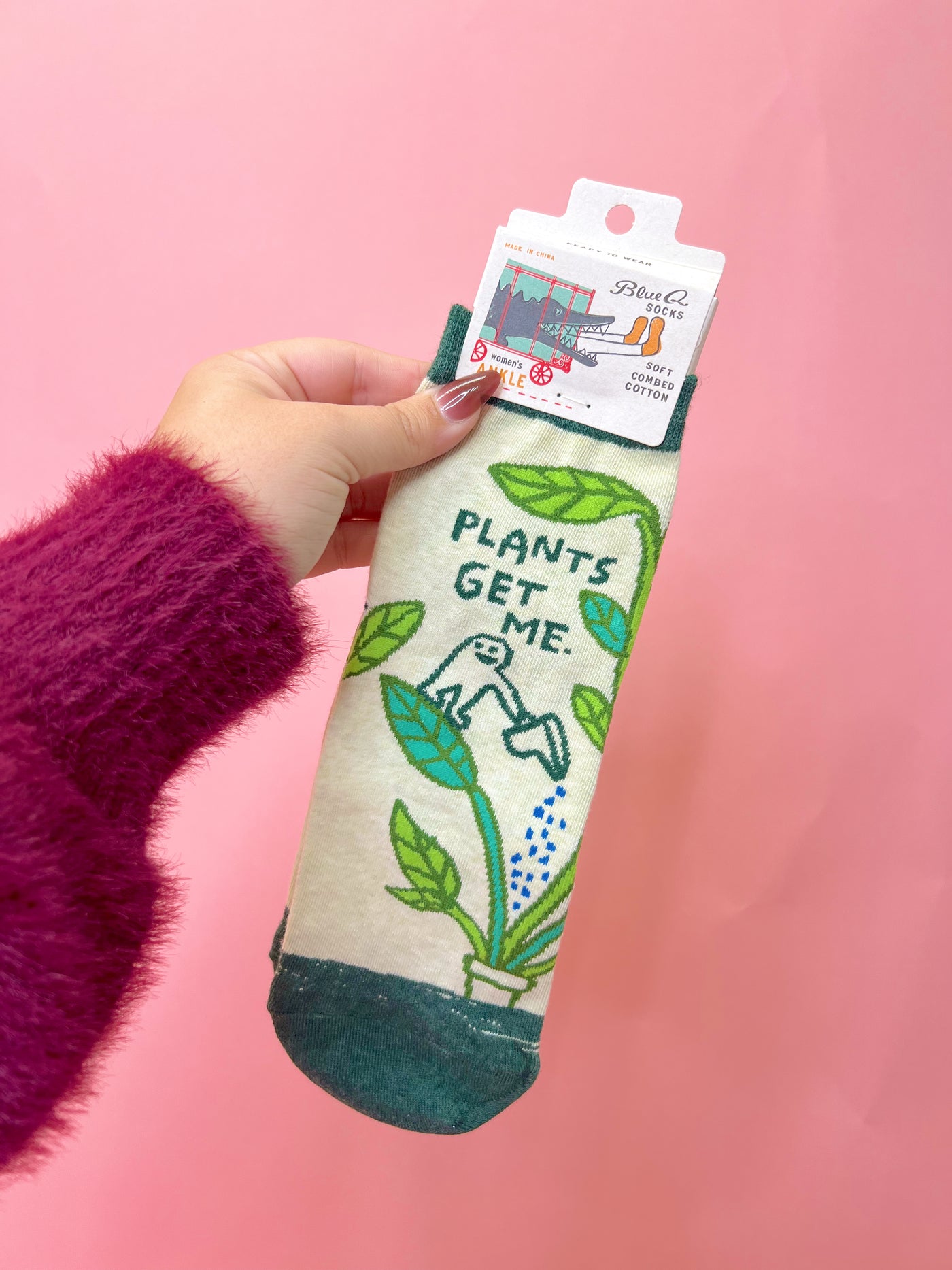 Plants Get Me Ankle Socks