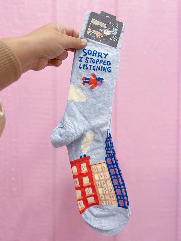 I Stopped Listening Men's Socks