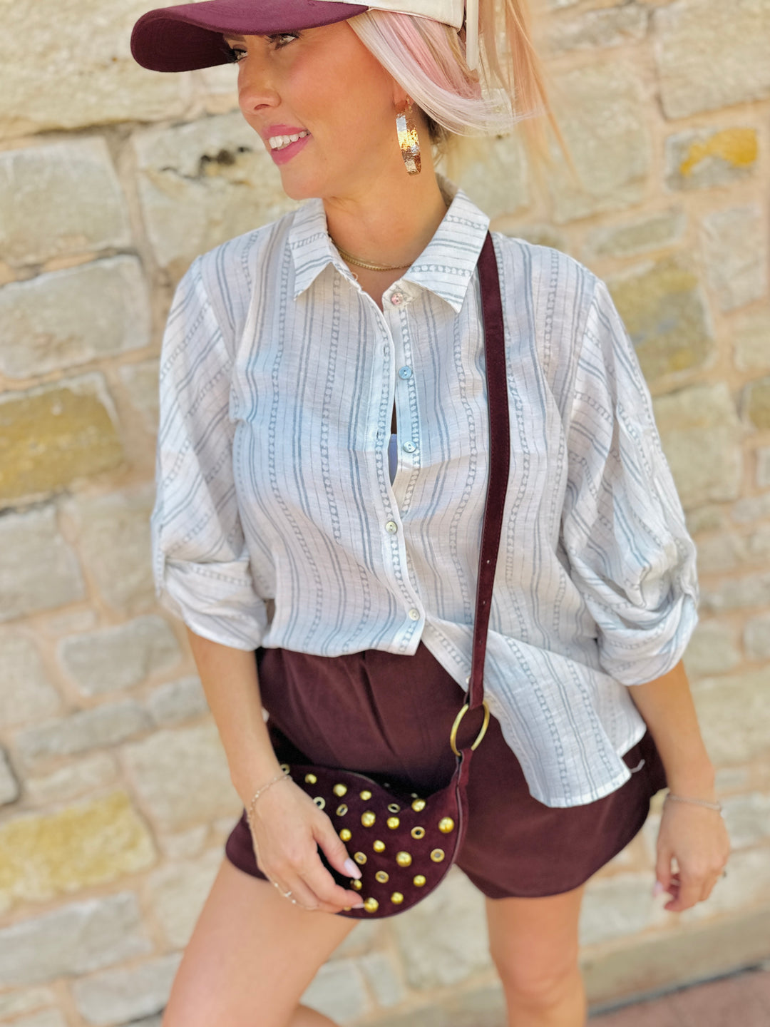 Boardwalk Breeze Stripe Blouse