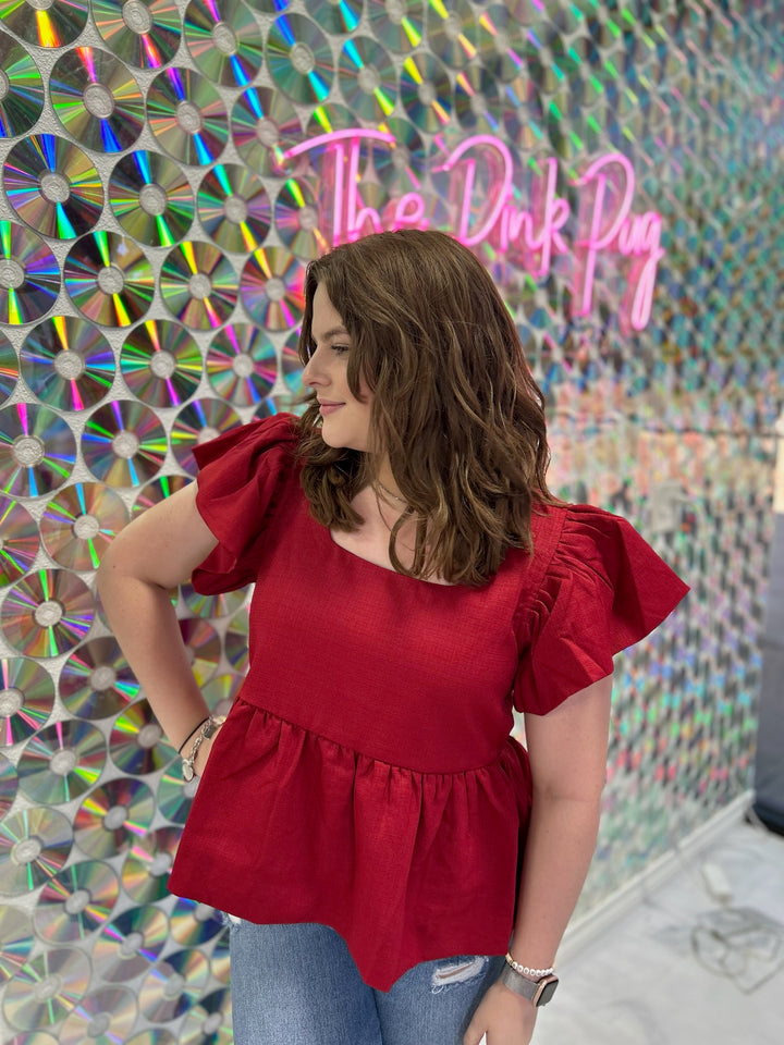 The Julia Peplum Top