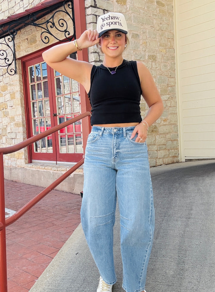 Lucky Horseshoe Barrel Jeans