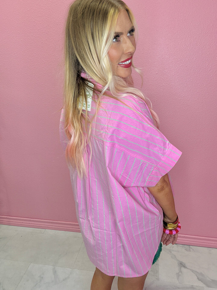 The Sunday Stroll Stripe Shirt