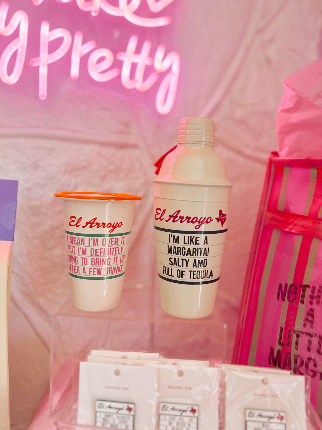 Over It Enamel Marquee Cup
