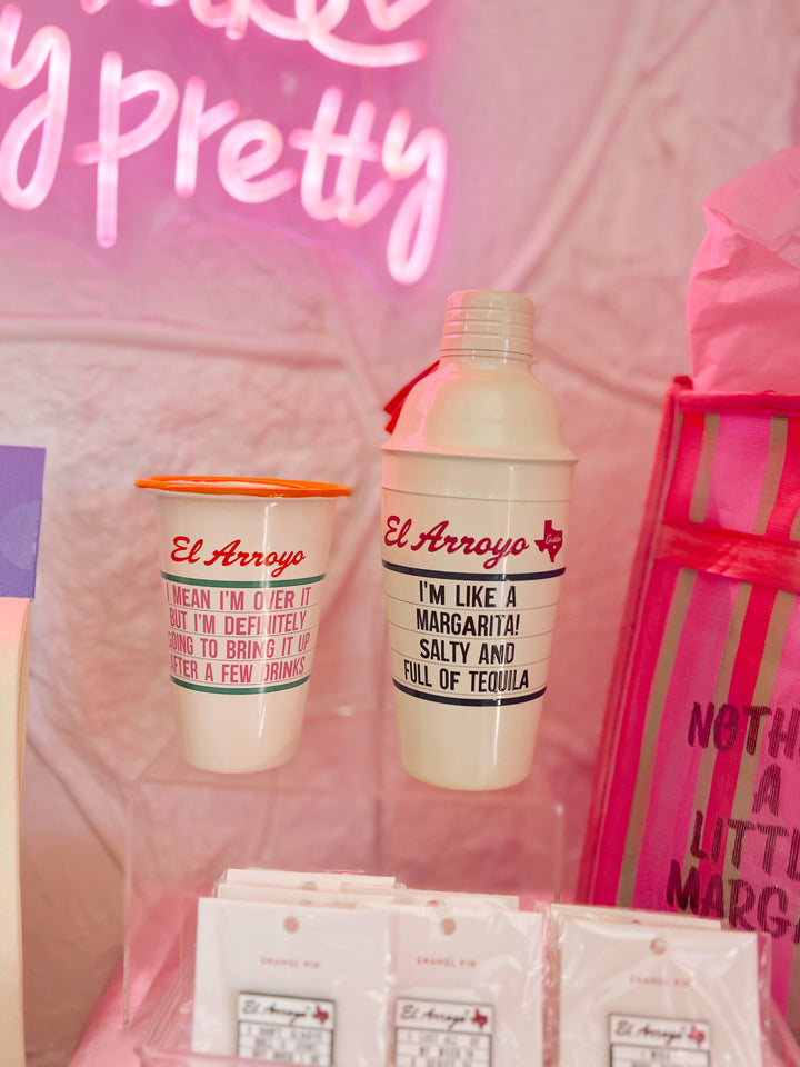 Over It Enamel Marquee Cup