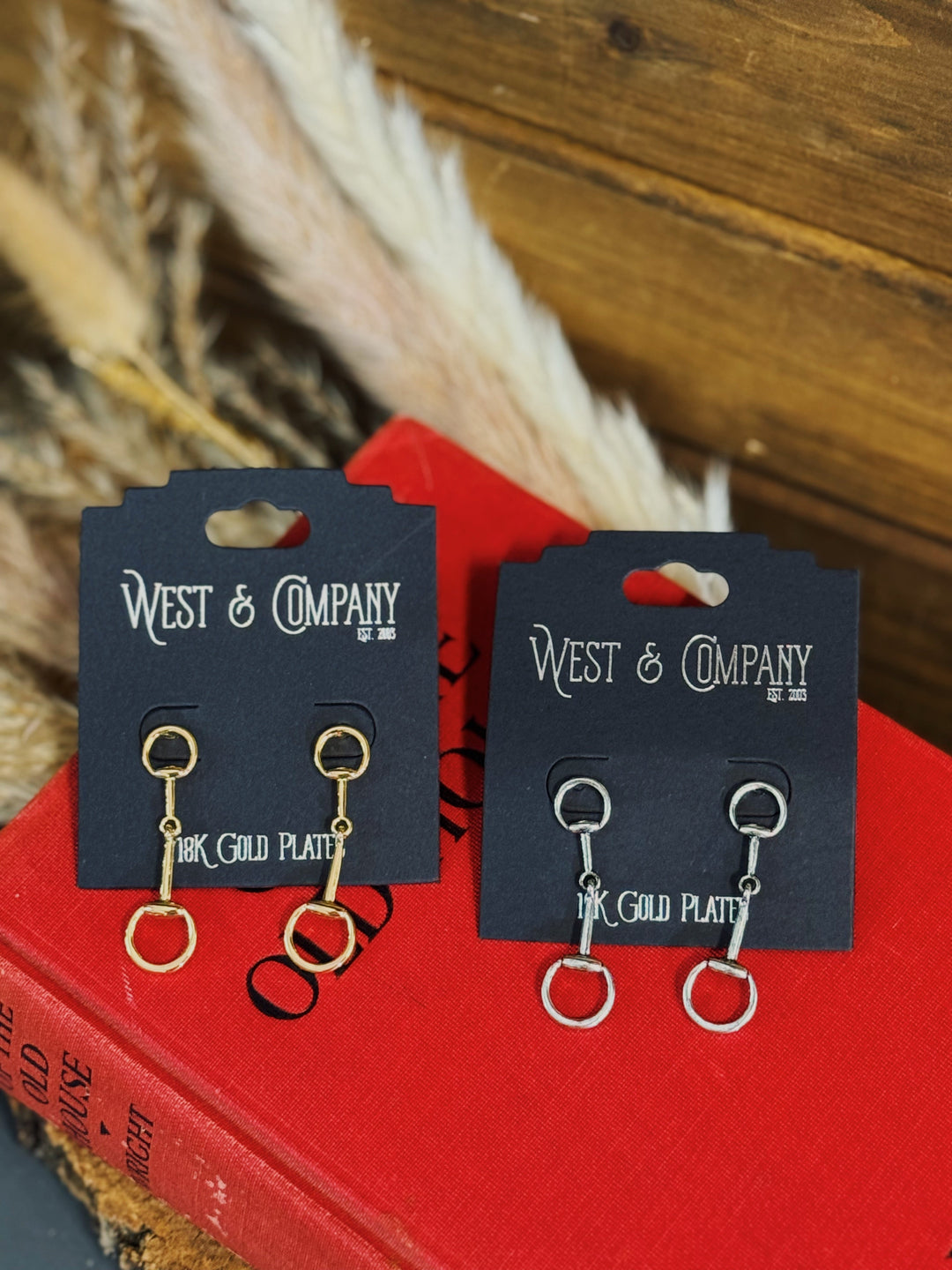 Dainty Horsebit Earrings