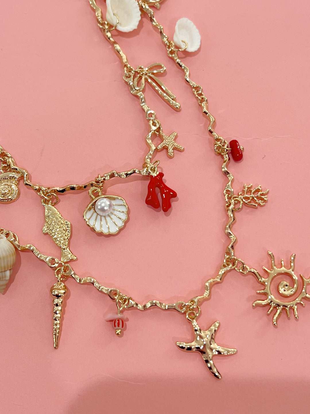 Island Glow Charm Necklace