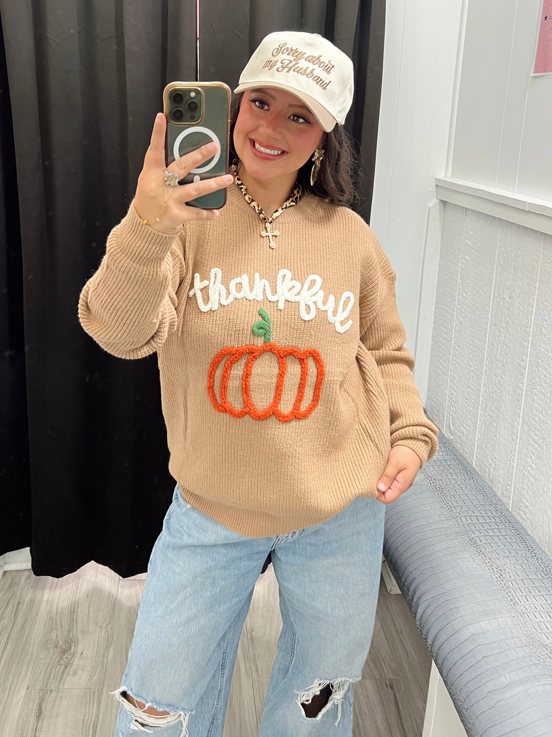Thankful Pumpkin Sweater